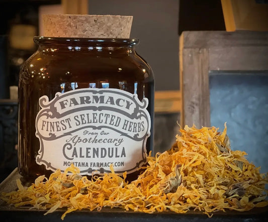 Calendula Apothecary Jar