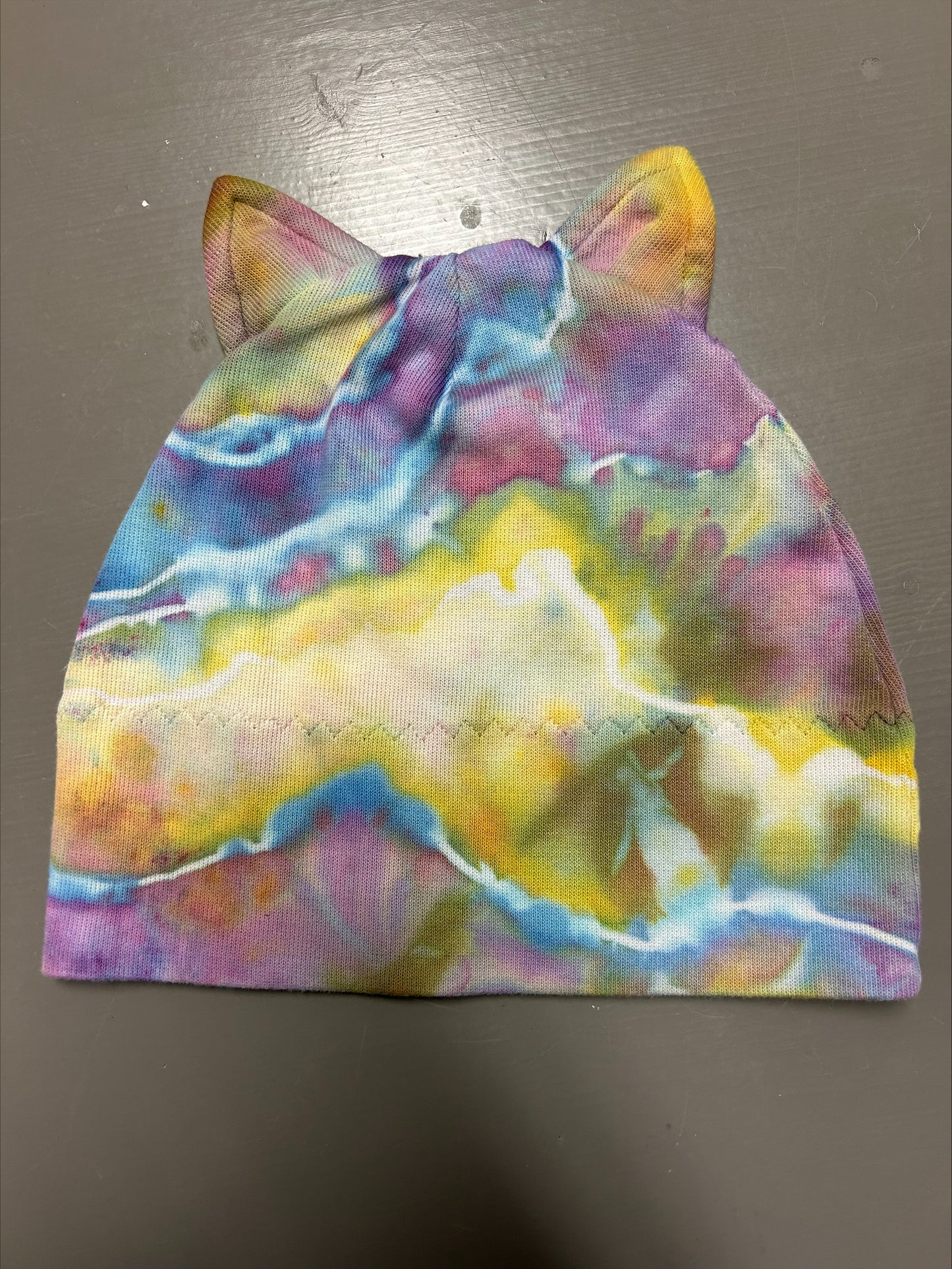 Tie Dye Cat Ear Hat