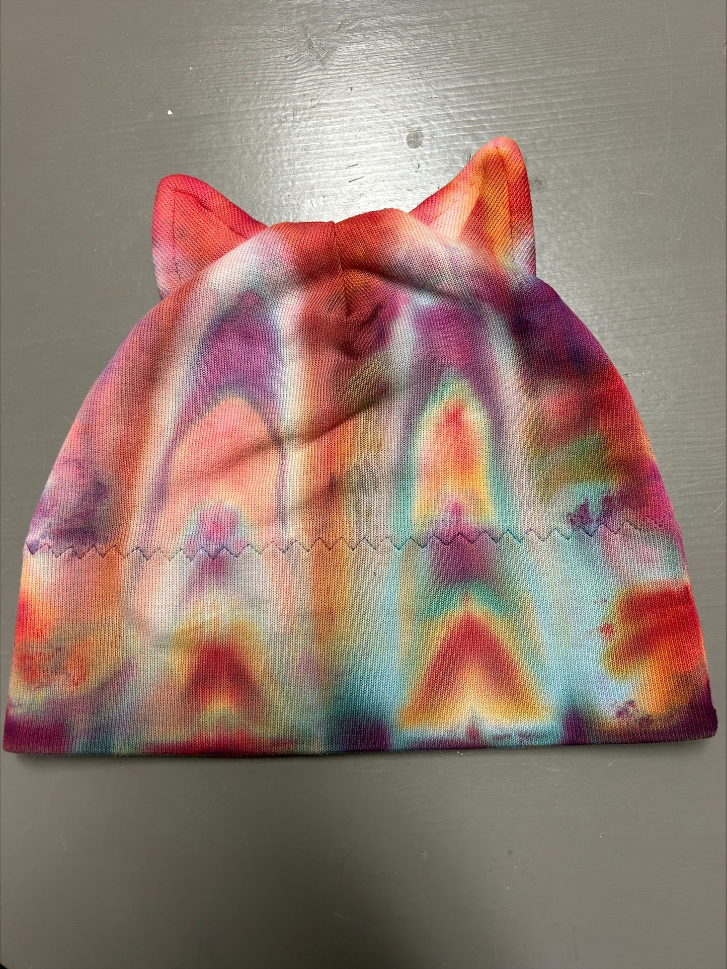 Tie Dye Cat Ear Hat