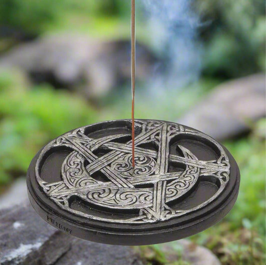 Triple Moon Incense Holder