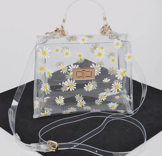 Daisy Transparent Crossbody Bag