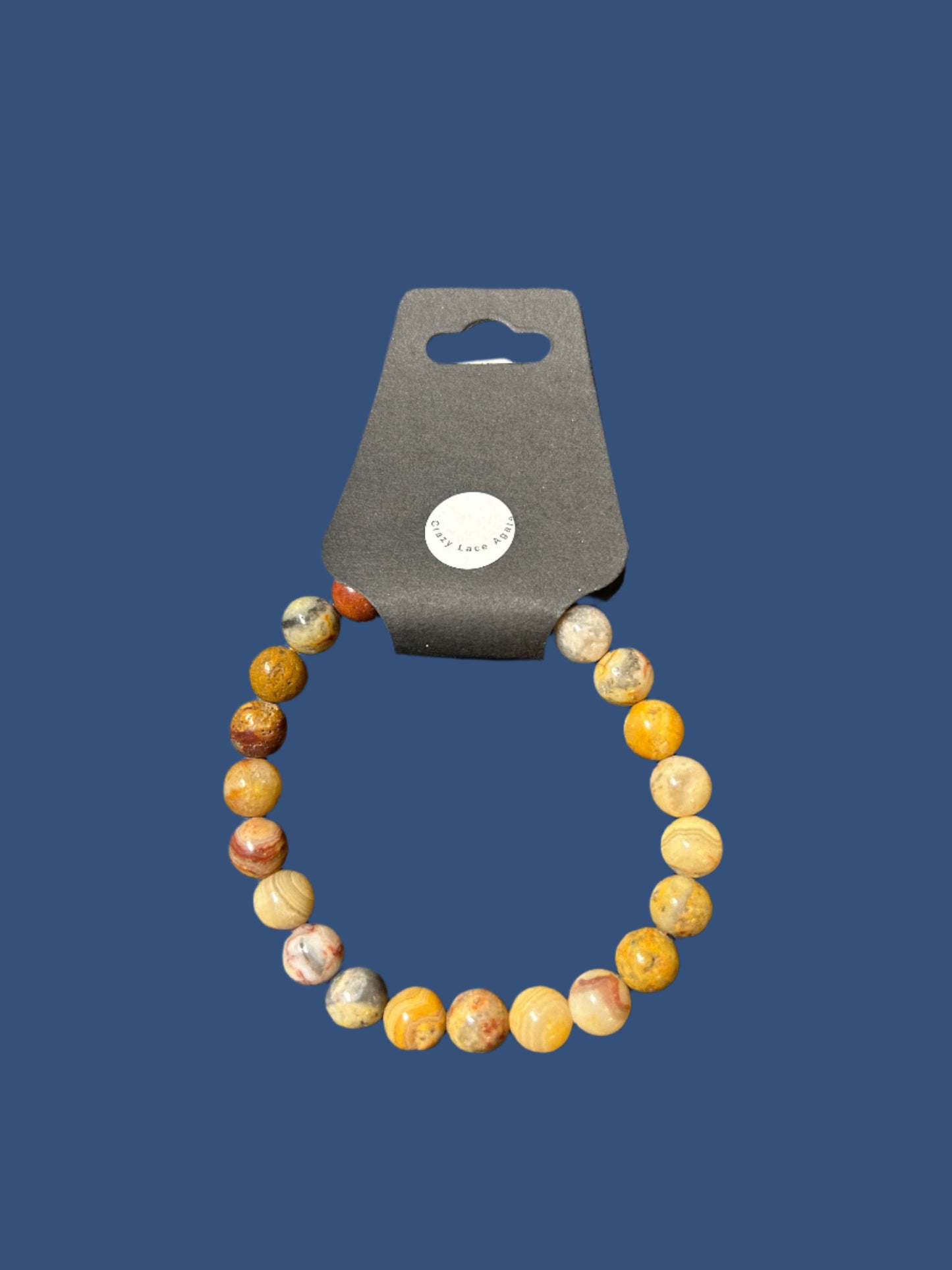 Crazy Lace Agate Stone Bracelet