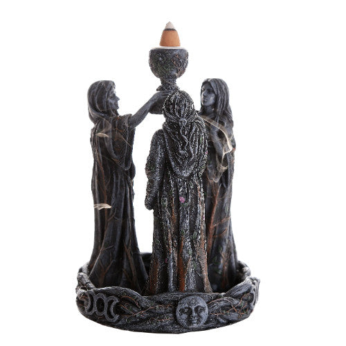 Mother Maiden Crone Backflow Incense Burner