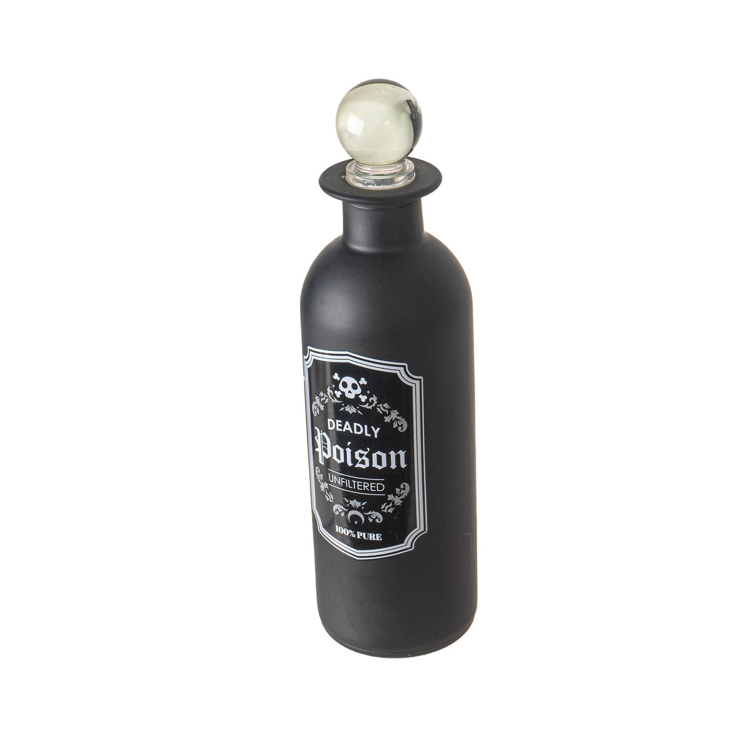 Deadly Poison Glass Bottle and Stopper