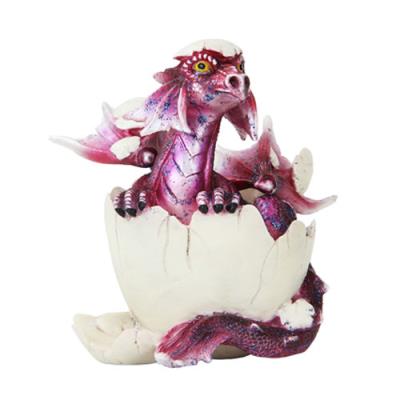 Red/Pink Baby Dragon Hatchling Statue