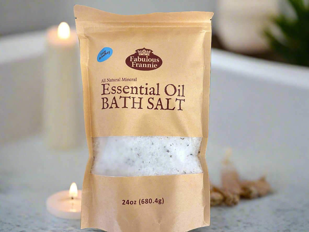 Essential Oil Bath Salt, Easy Breathey