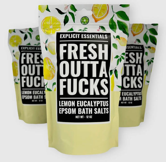 Fresh Outta F**ks, Epsom Bath Salts