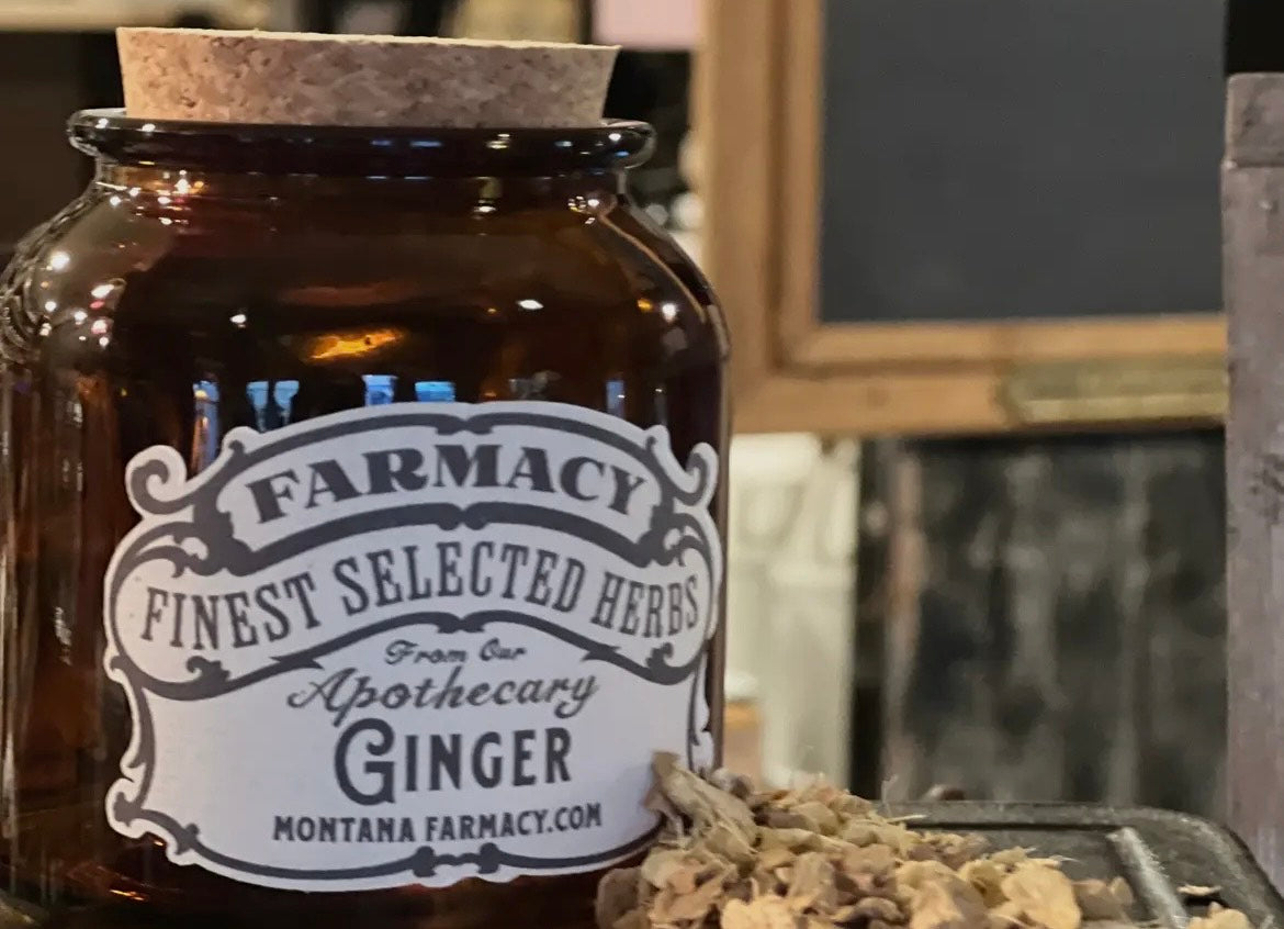 Ginger Apothecary Jar