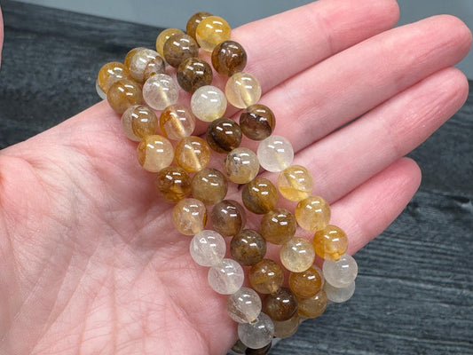 Golden Healer Stone Bracelet 8mm