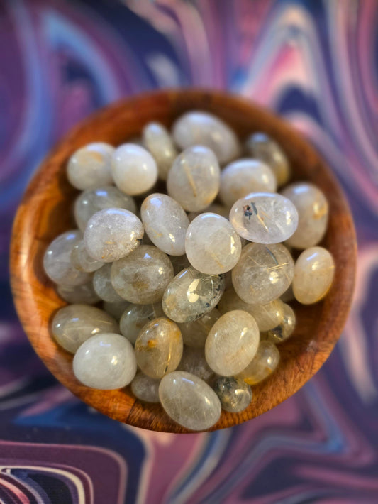 Golden Rutile Stone Tumble