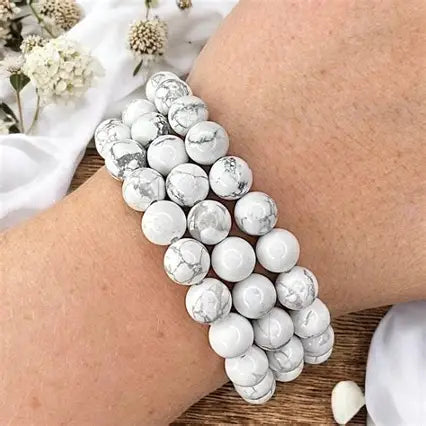 Howlite Stone Bracelet 8mm