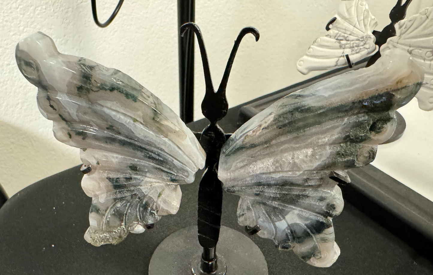 Medium Moss Agate Butterfly Wings