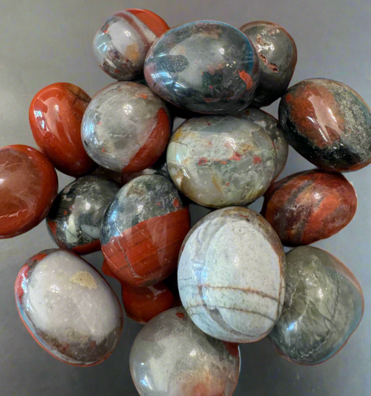 African Bloodstone Stone Tumble