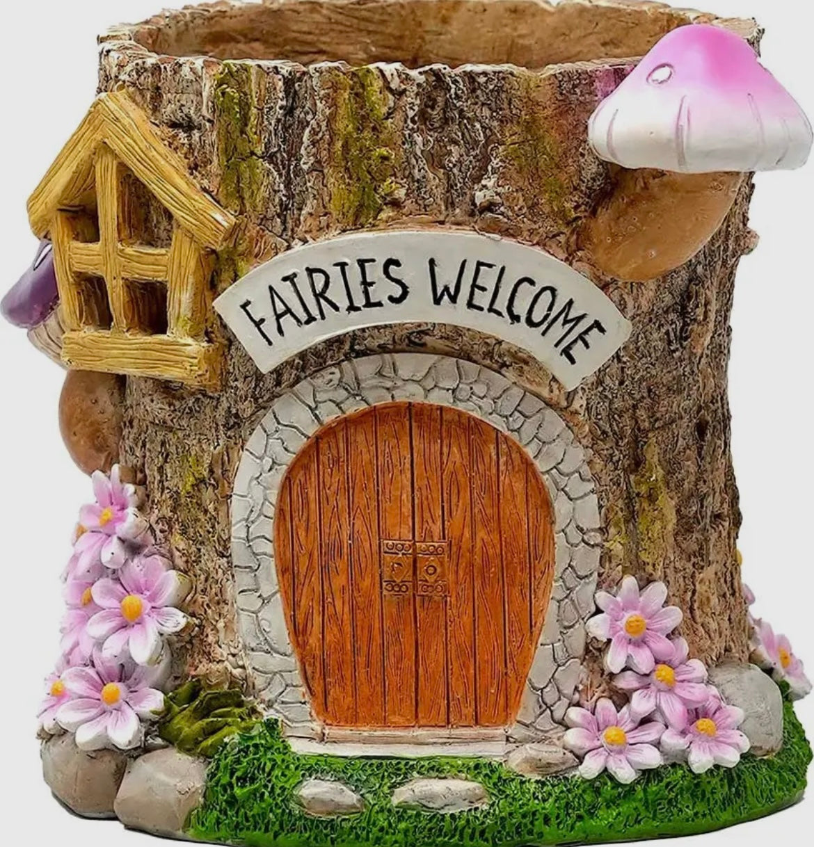 Fairies Welcome Flower Pot