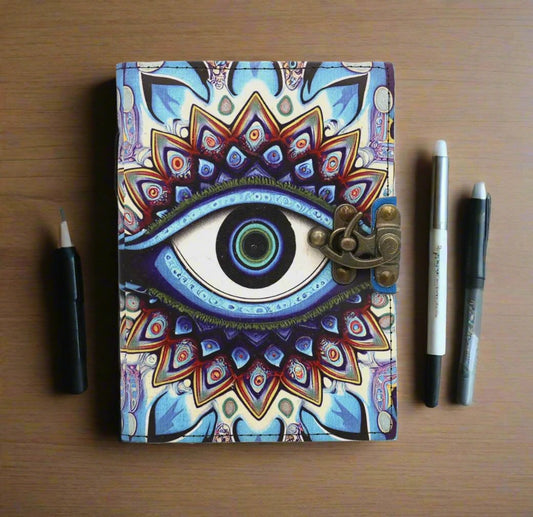 Azure Eye Leather Journal