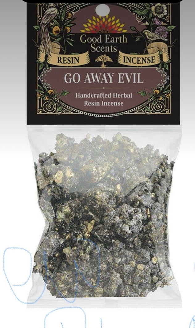 Go Away Evil Natural Resin Incense