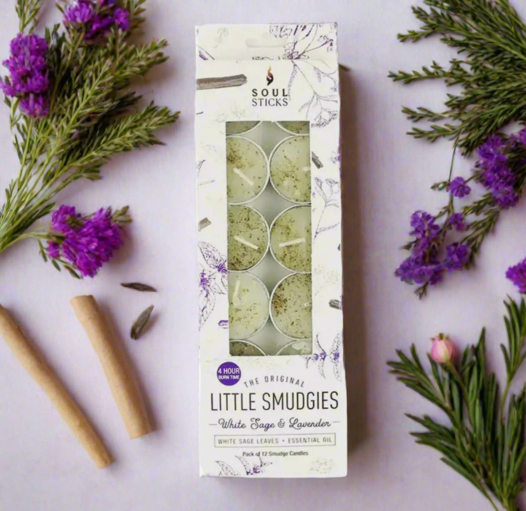 'Little Smudgies' Lavander Smudge Candles (12)