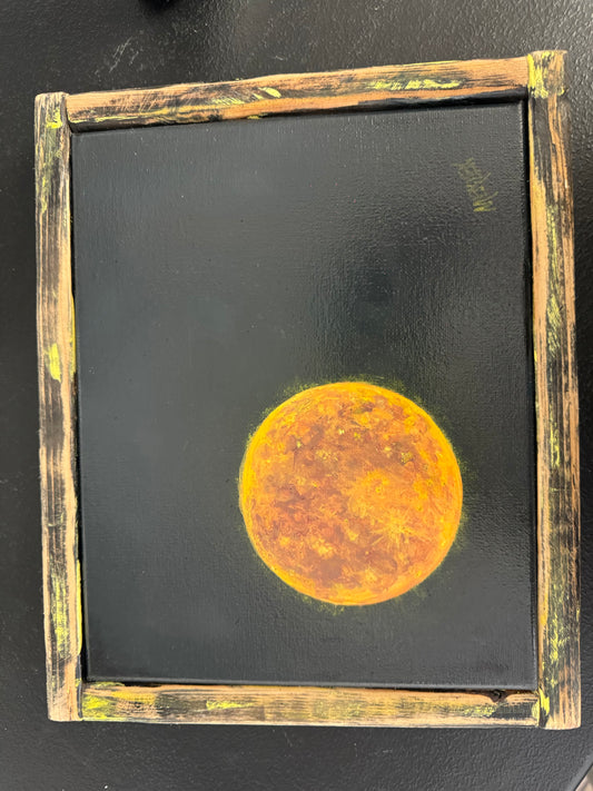 Framed Moon Painting