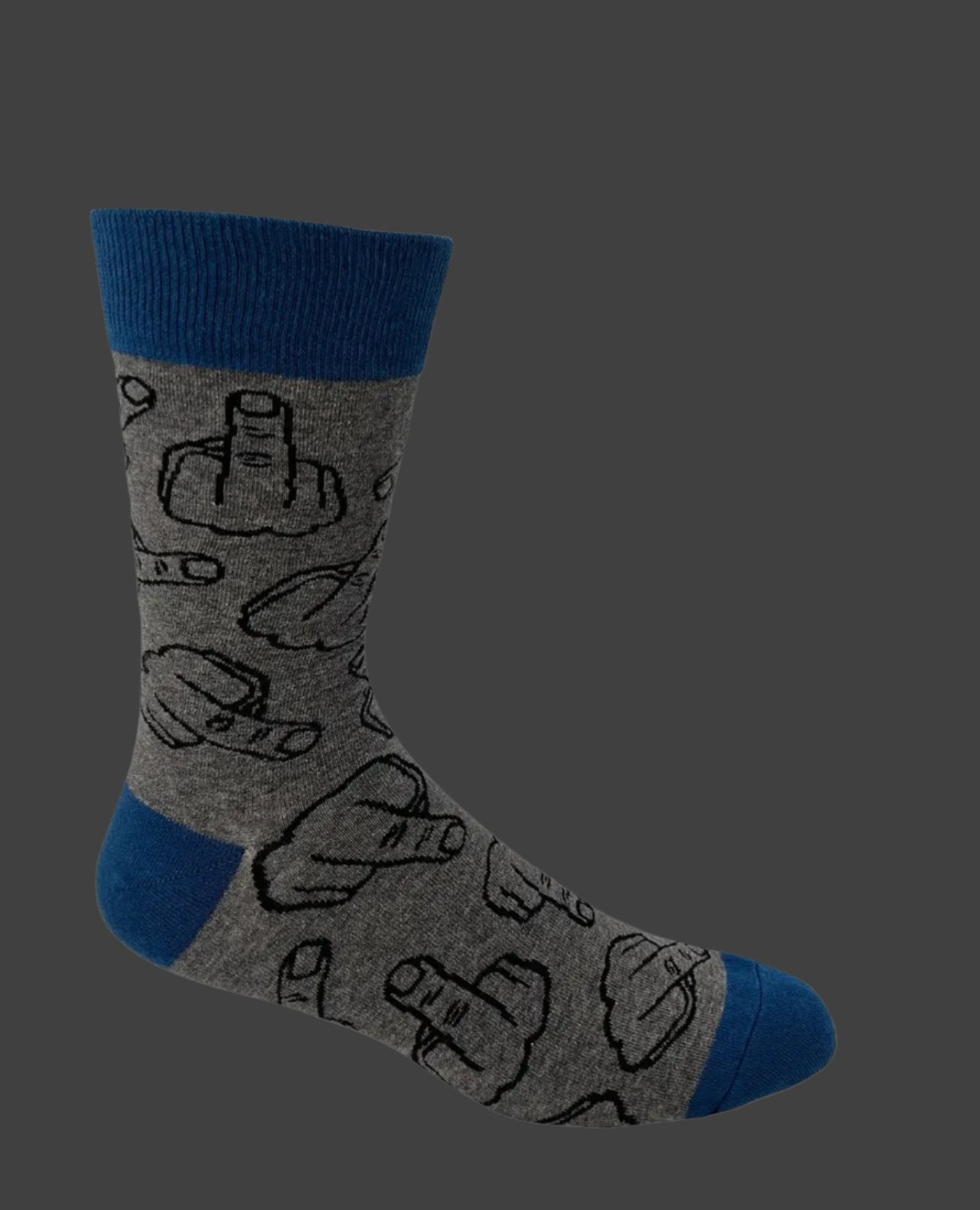 Middle Finger, Men's Socks