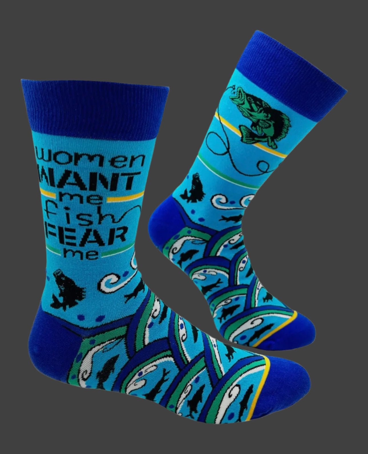 Women Want Me Fish Fear Me, Men's Socks