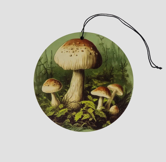 Forest Mushroom Holiday Ornament