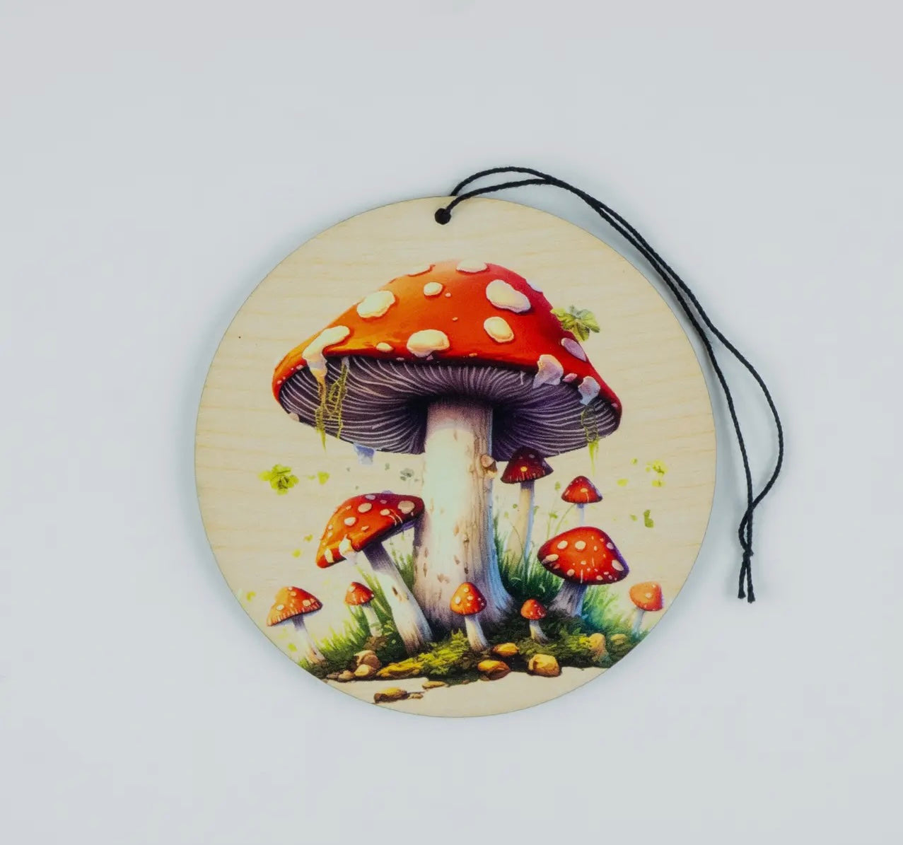 Mushroom With Mini-Mushrooms Holiday Ornament