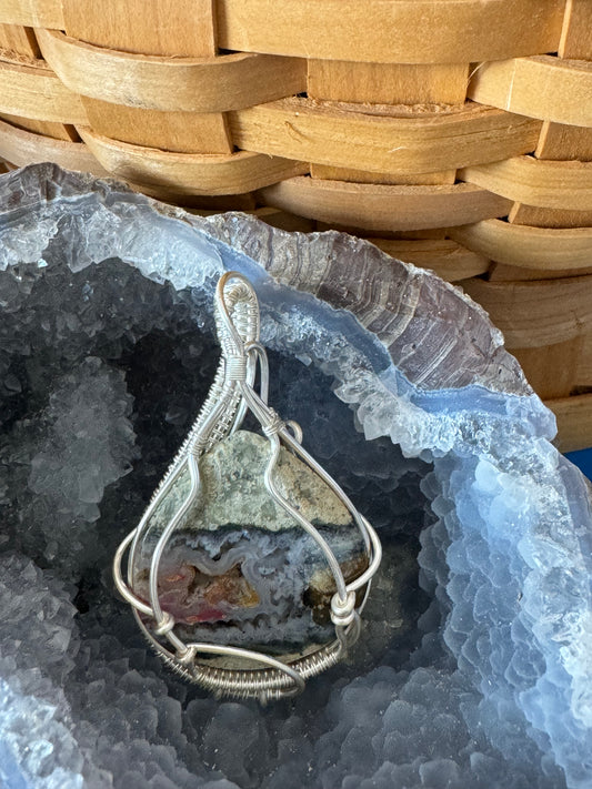 Orange Agate Pendant