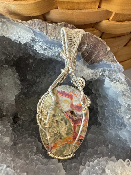 Orange Agate Pendant