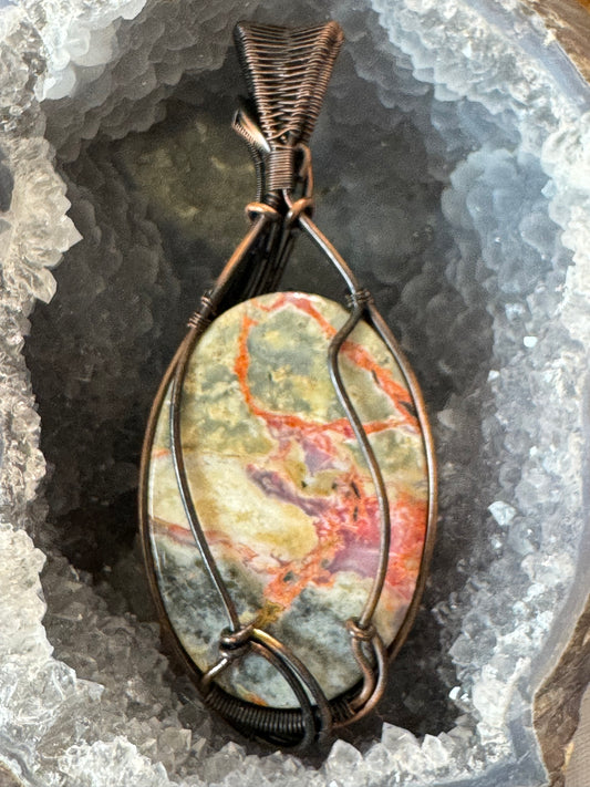 Orange Agate Pendant