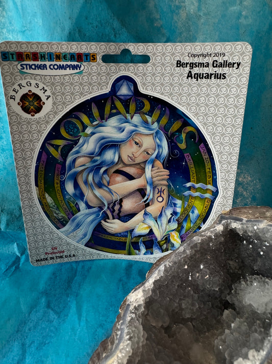 Aquarius Astrological Sign Sticker