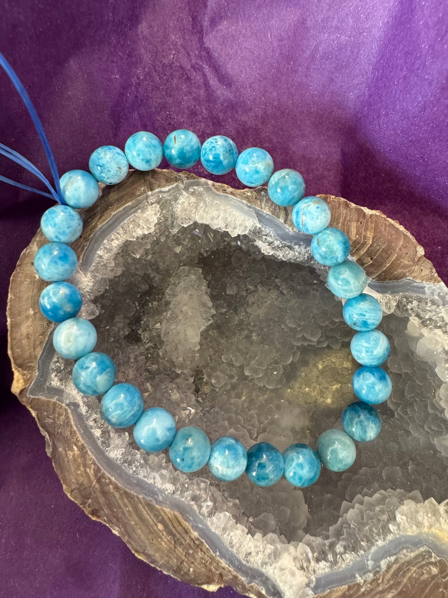 Blue Apatite Bracelet