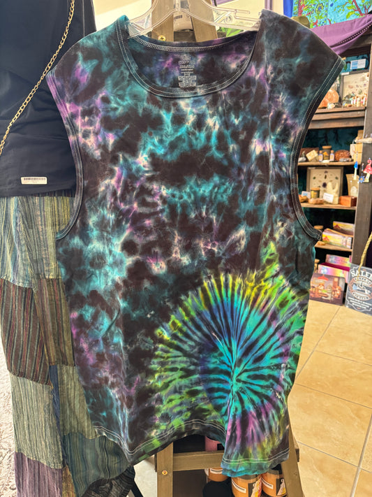 Tie Dye Sleeveless Tank Top