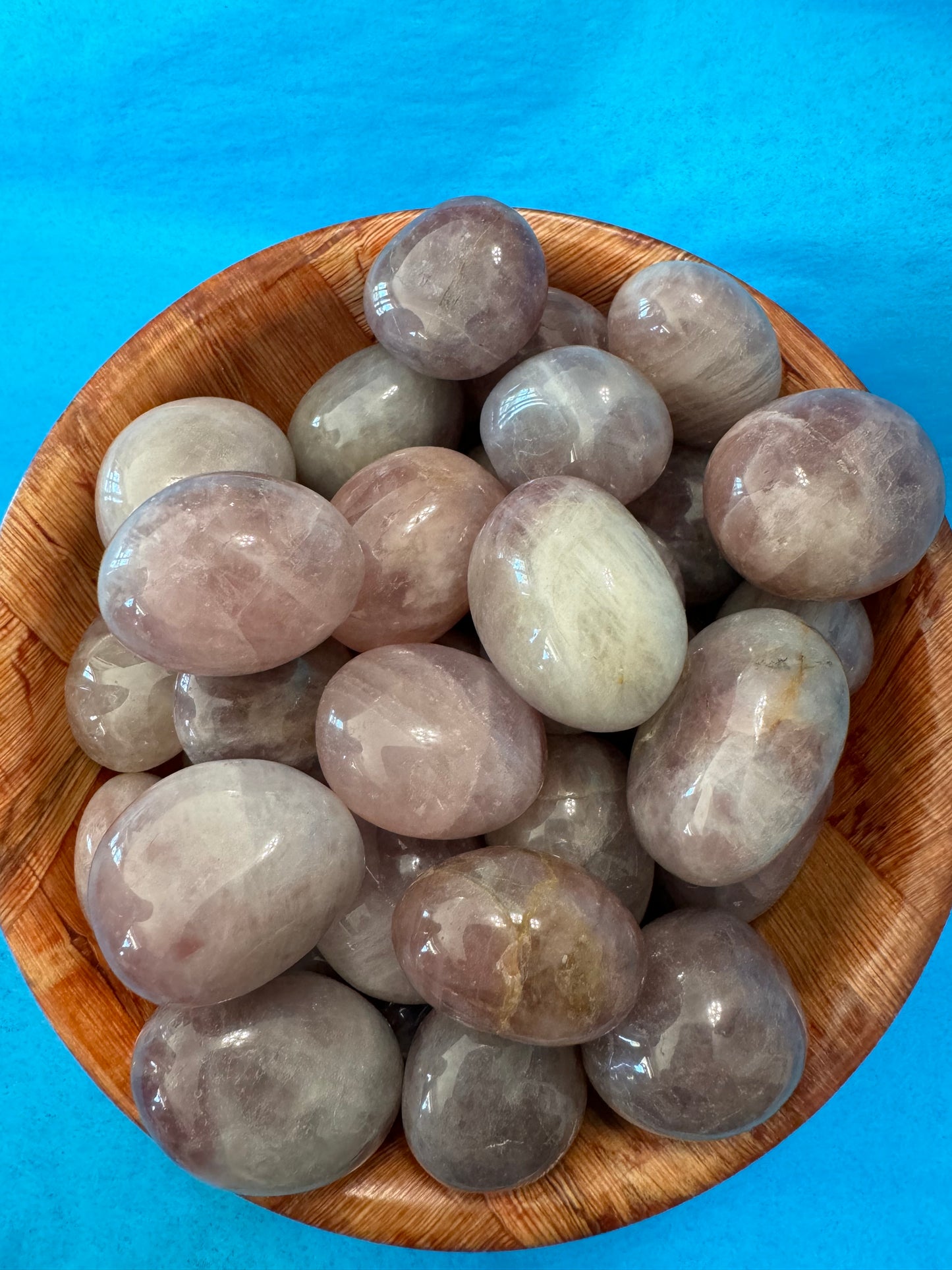 Lavendar Rose Quartz Stone Tumble