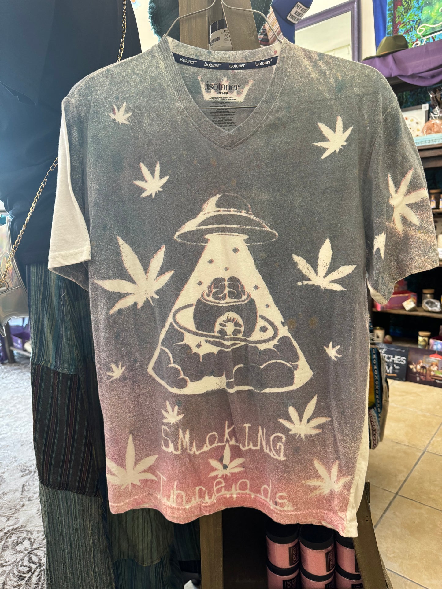 Spaceship Tie Dye Tee Shirt