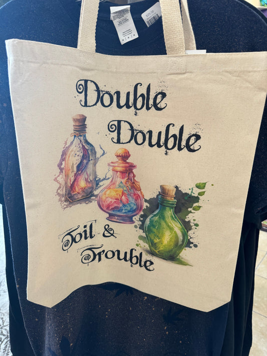 Double Double Toil and Trouble Tote