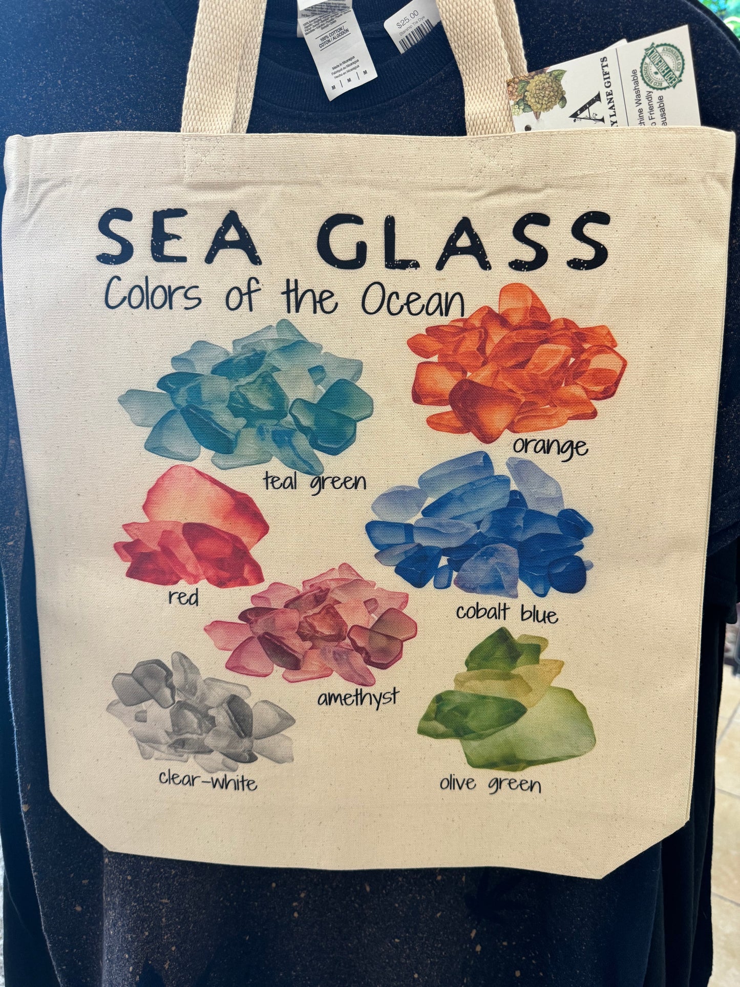 Sea Glass Cotton Tote