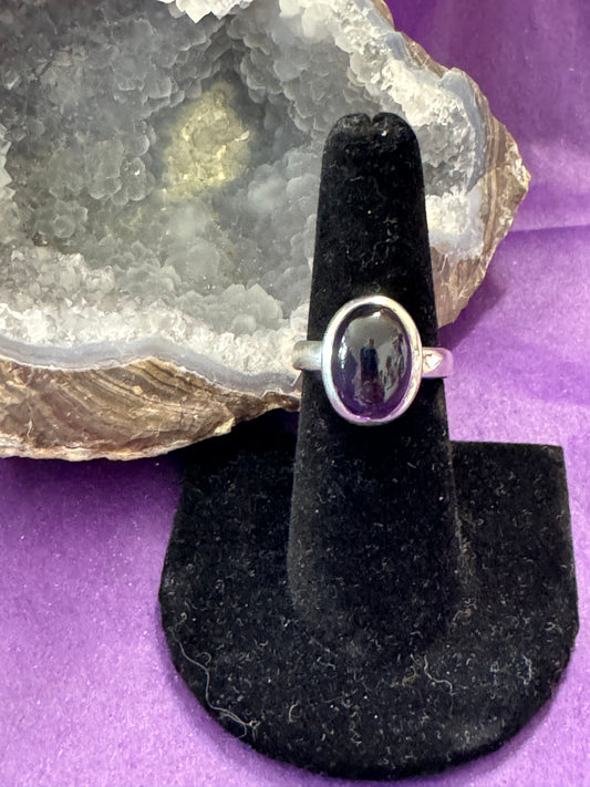 Sterling Silver Ring-Amethyst