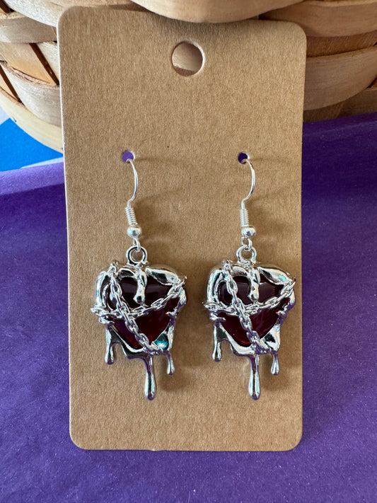 Bleeding Heart Earrings