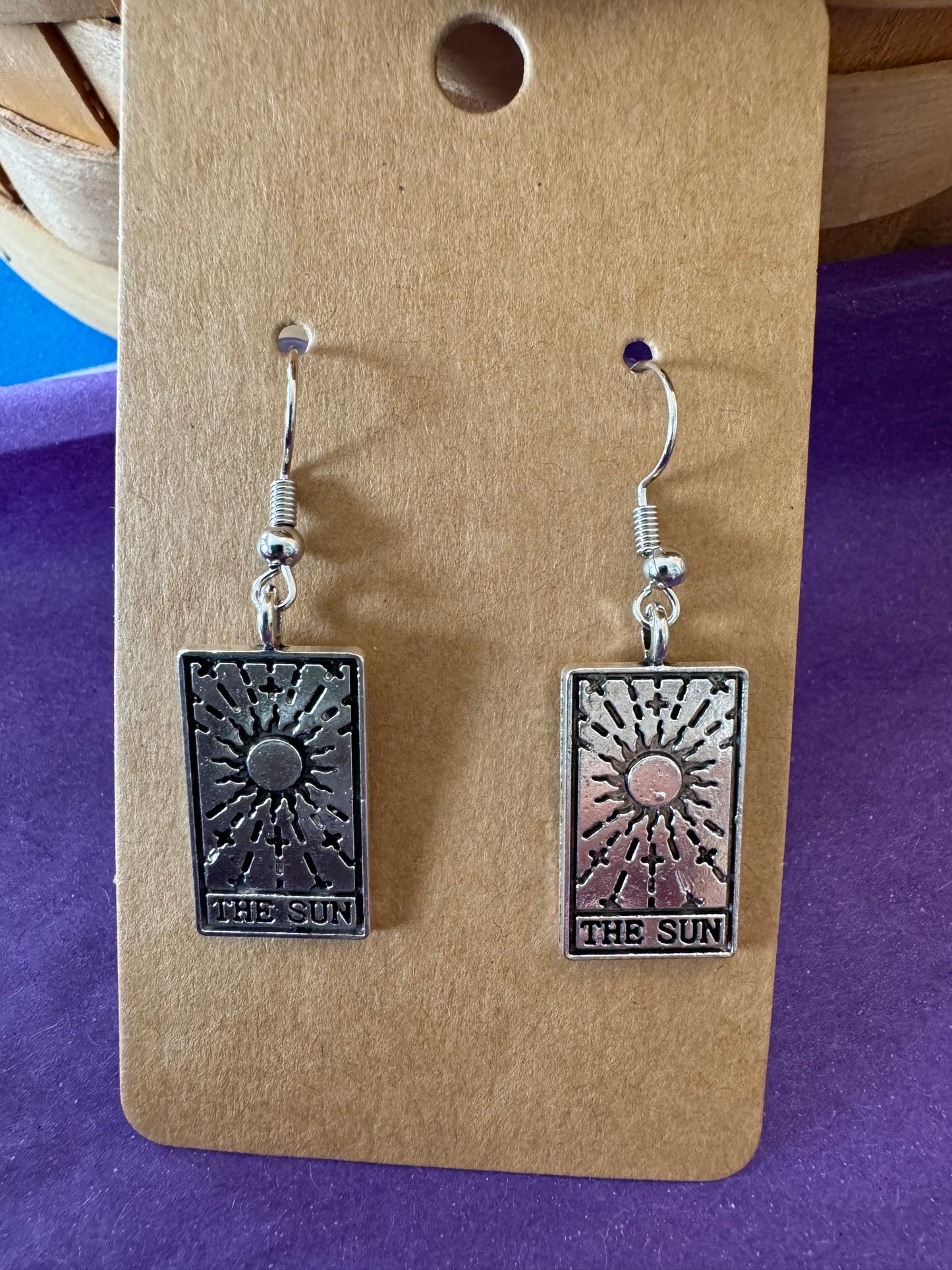 Astrological Card Earrings