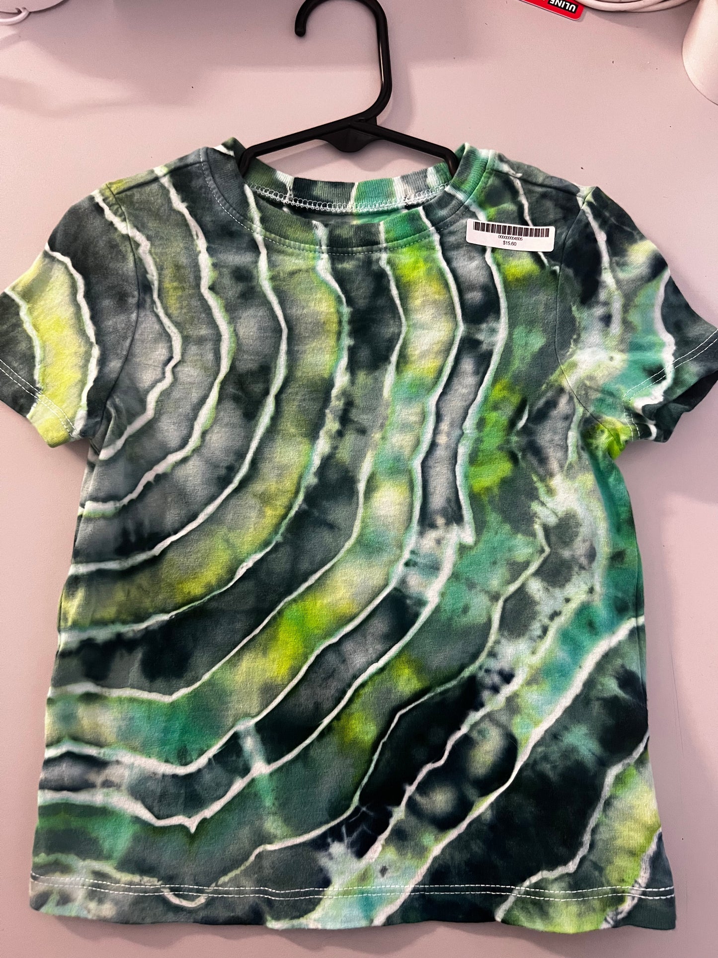 Green Tie Dye T-Shirt (2T)