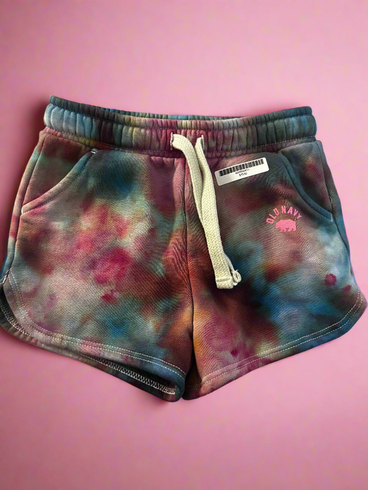 Multi Colored Tie Dye Shorts (3T)