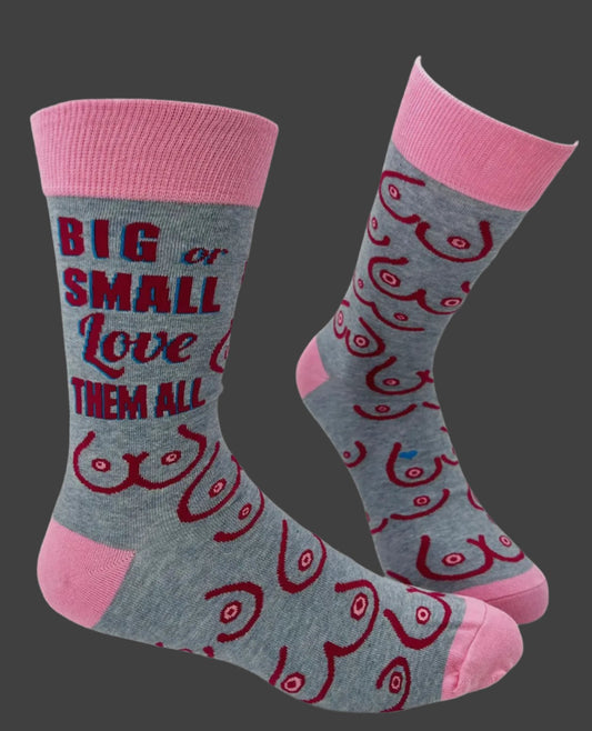 Big Or Small Love Them All, Men's Socks