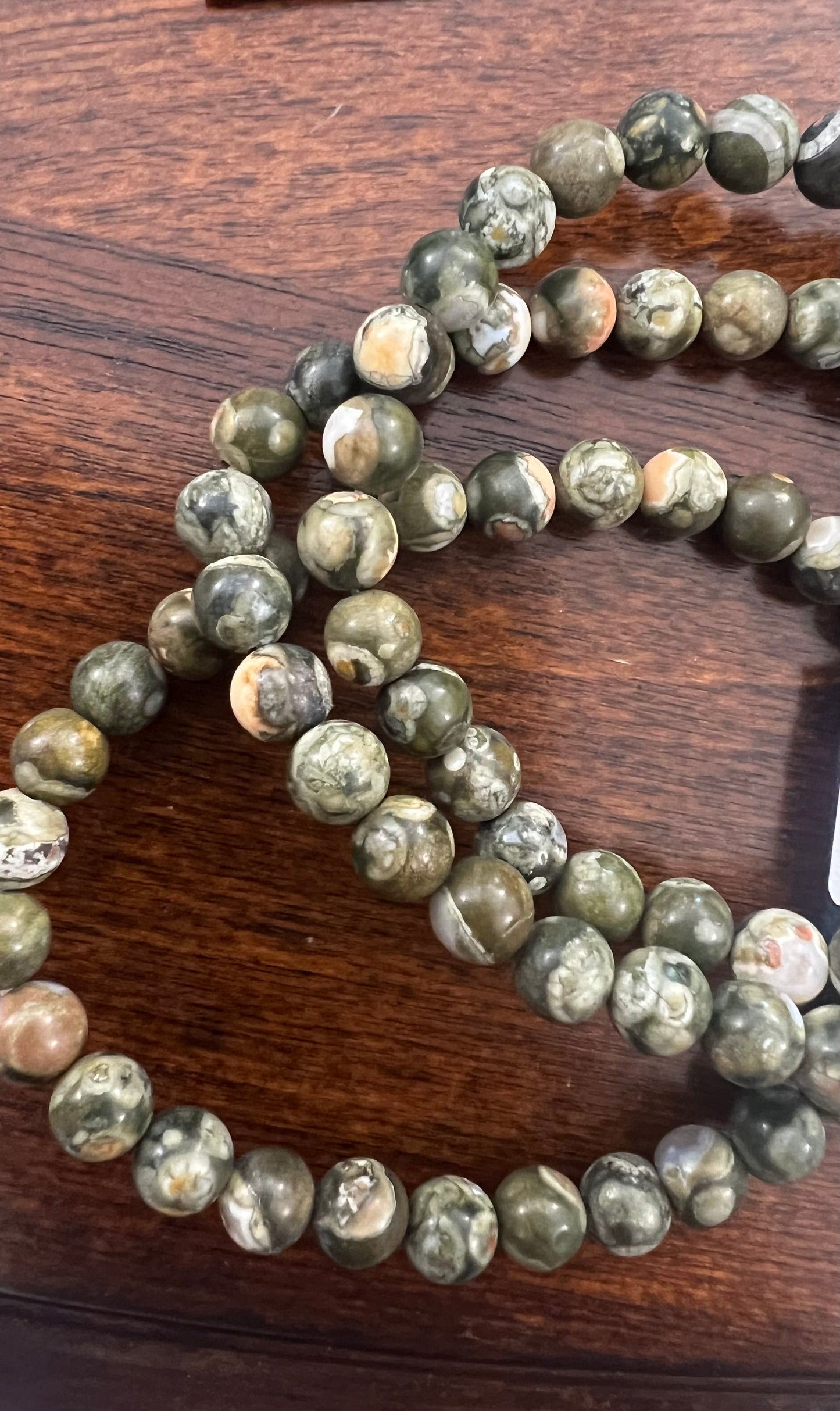 Rainforest Jasper Bracelet (4mm)