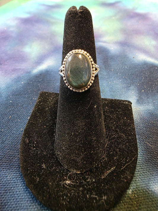 Labradorite Sterling Silver Ring
