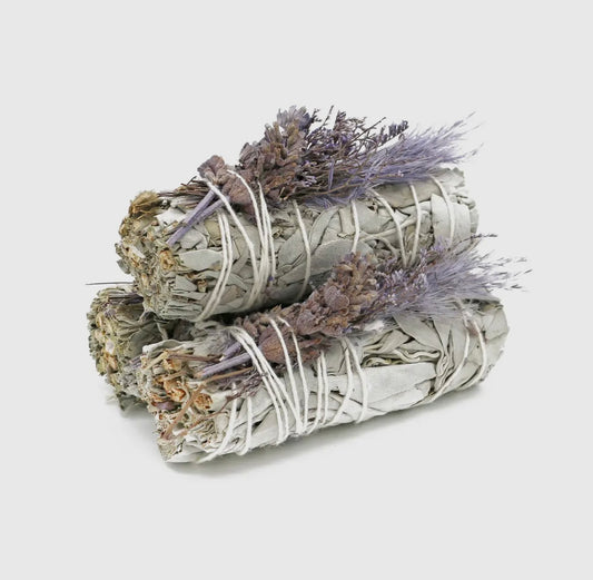 Purple Bouquet White Sage Stick