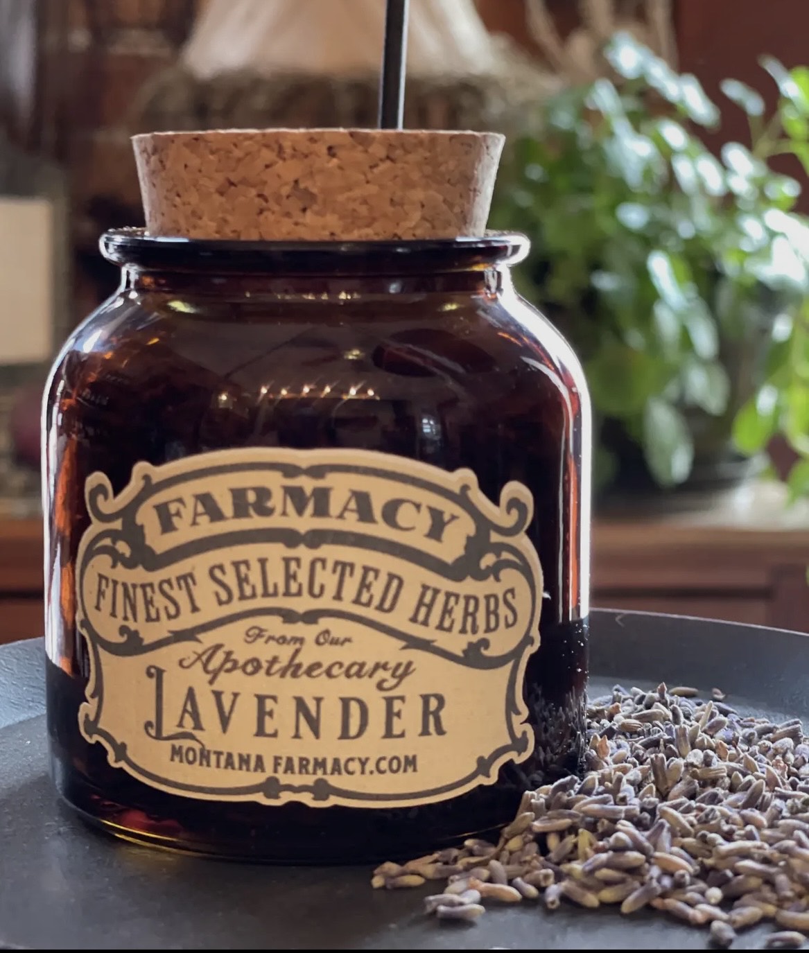 Lavendar Apothecary Jar