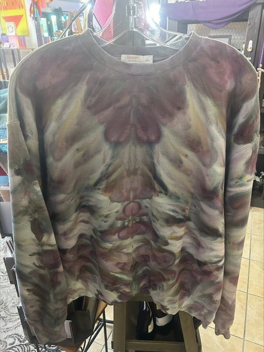 Tie Dye Crewneck Sweatshirt-Size Large