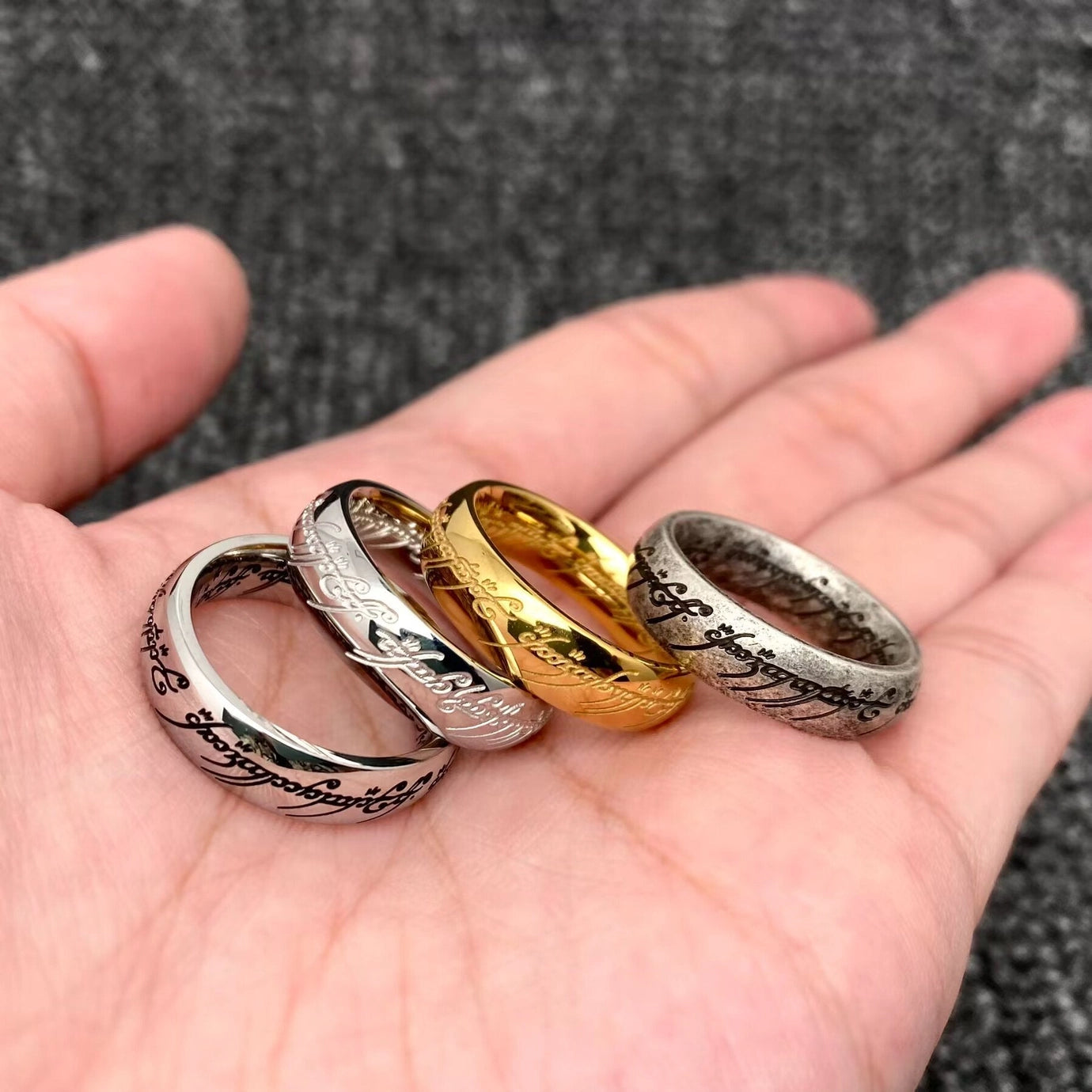 Stainless Steel Lord of the Rings One Ring