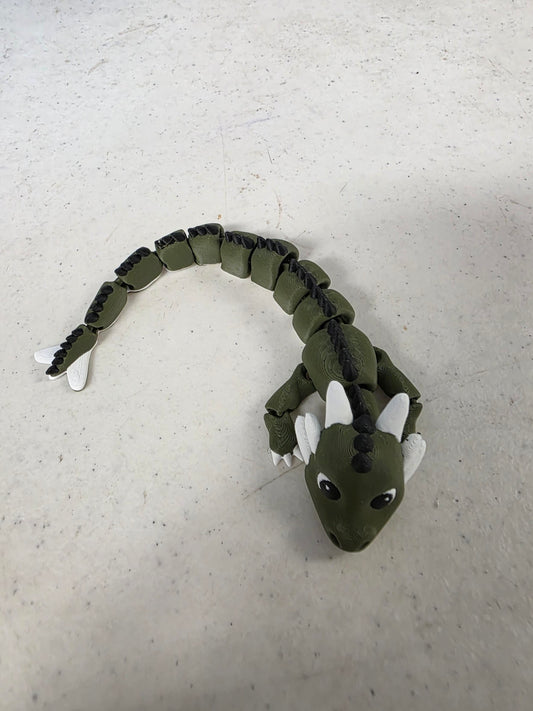 3D Dragon with Magnet Back (Green)