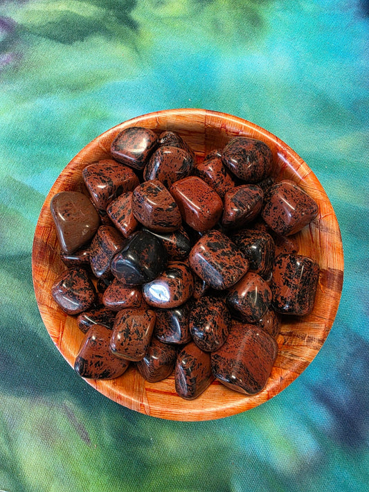 Mahogany Obsidian Stone Tumble